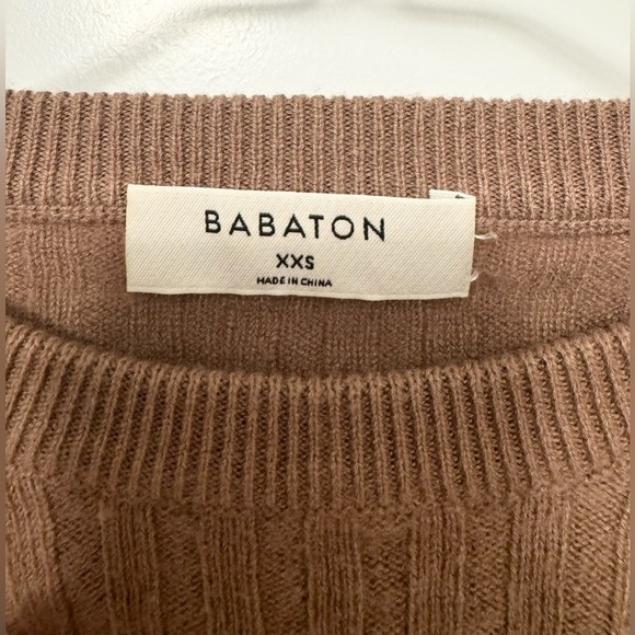 Aritzia Babaton Dusty Rose Nathaniel‎ Sweater Size XXS - Picture 4 of 4
